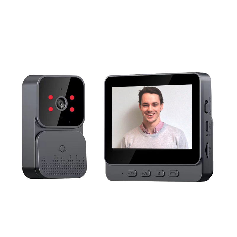 Peephole Camera Viewer - Bezprzewodowy dzwonek do drzwi z kamerą