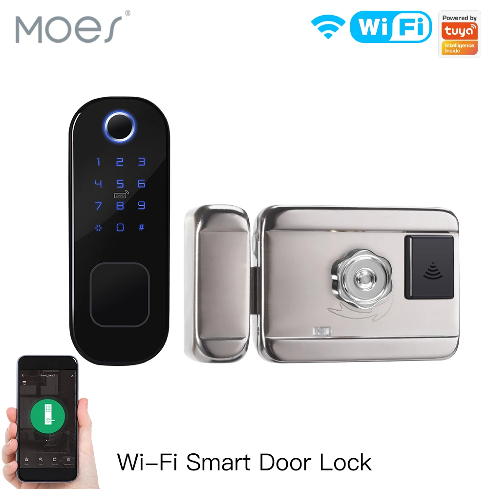 Home Security Upgrades - MOES WiFi Tuya inteligentny zamek do