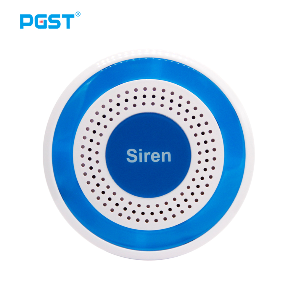 Sim Gsm Alarm - PGST 433Mhz wewnętrzna bezprzewodowa syrena alarmowa