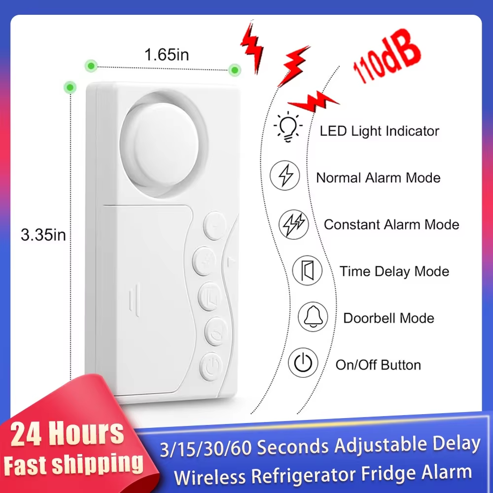 Window Alarm Sensor - Nowy alarm drzwi zamrażarki z opóźnieniem