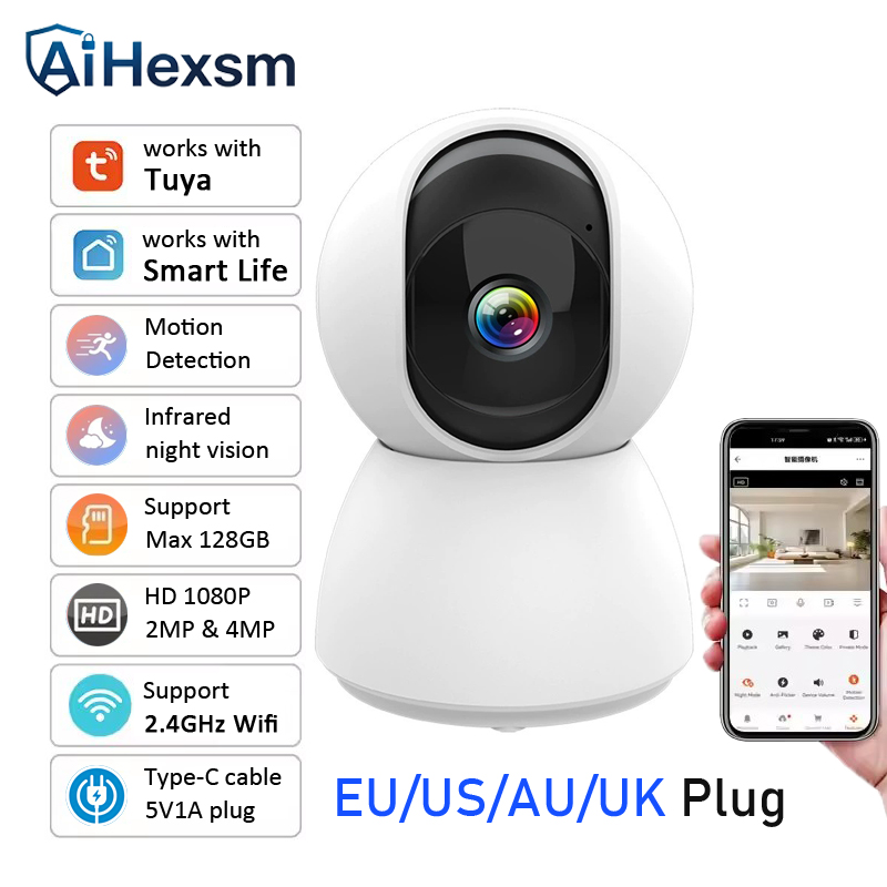 Home Security Cameras Uk - Kamera IP Tuya 2K 4MP z