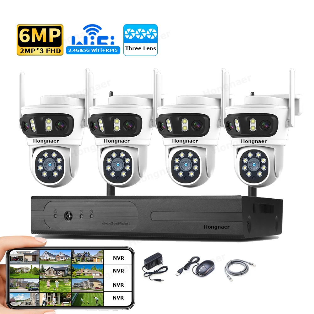 Home Security And Camera Systems - Zestaw kamer bezpieczeństwa do monitoringu domu