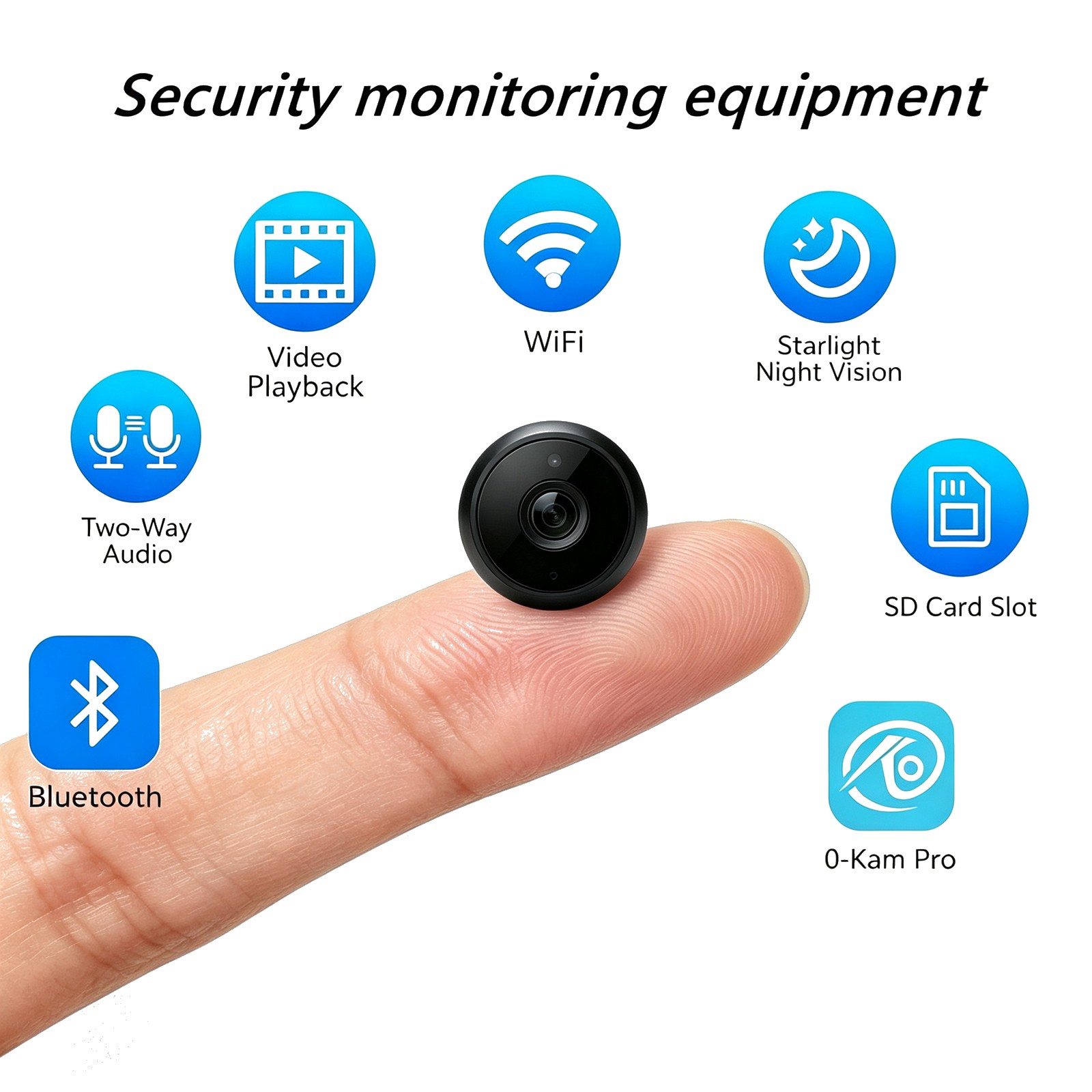 Home Security Video Cameras - Kompletny zestaw do monitoringu domowego BU4: