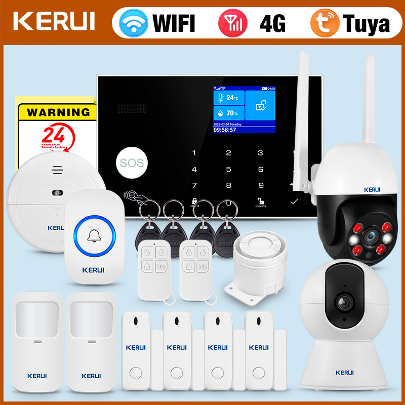 Home Security Ring System - System alarmowy KERUI 4G z dzwonkiem