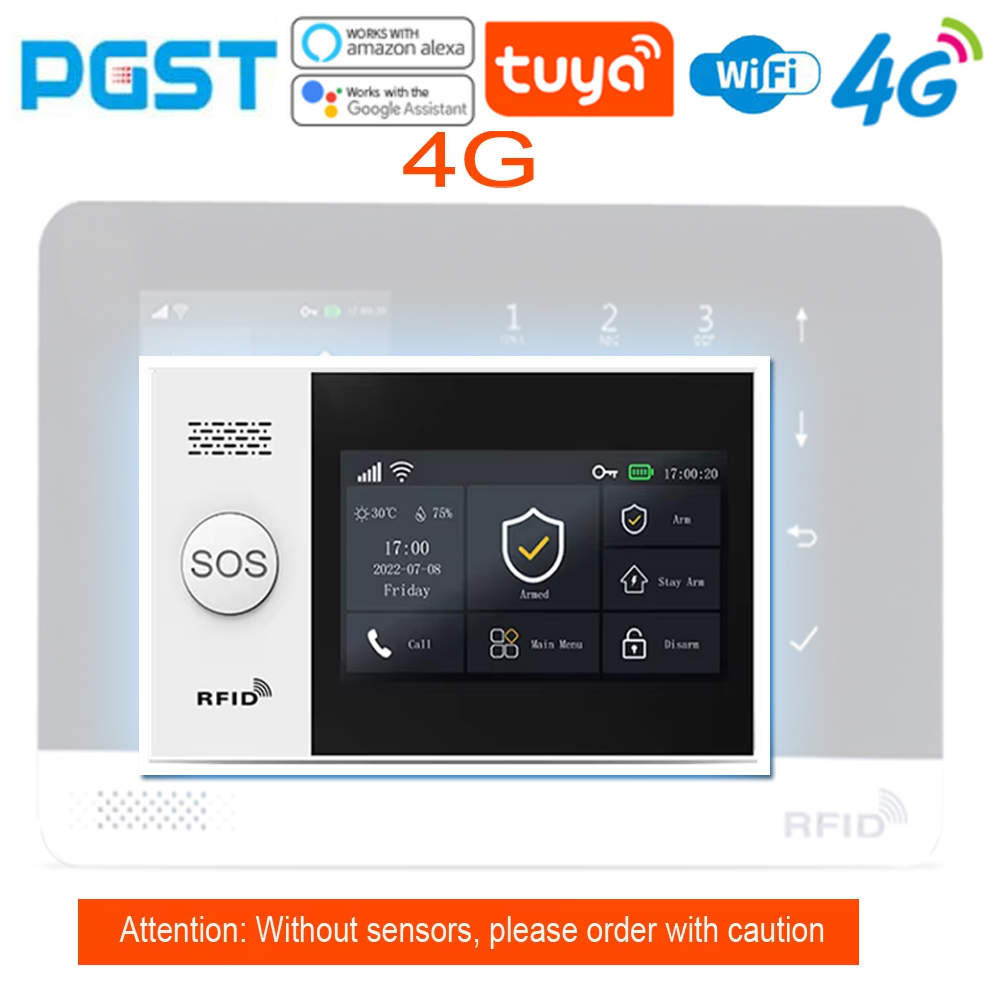 Sim Gsm Alarm - Centrala alarmowa PG-107 Tuya 4G do