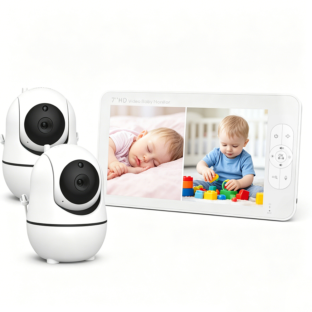 Home Security Cameras Uk - 7-calowy monitor dla dziecka 1080P z
