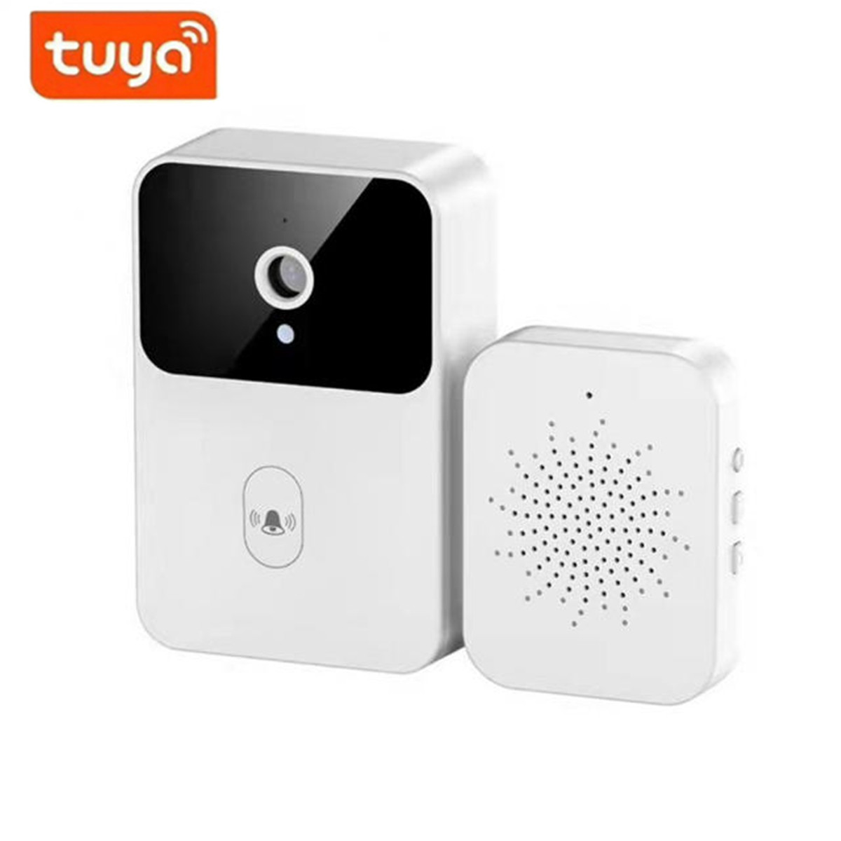 Home Security Video Cameras - Bezprzewodowy dzwonek do drzwi WiFi Tuya,
