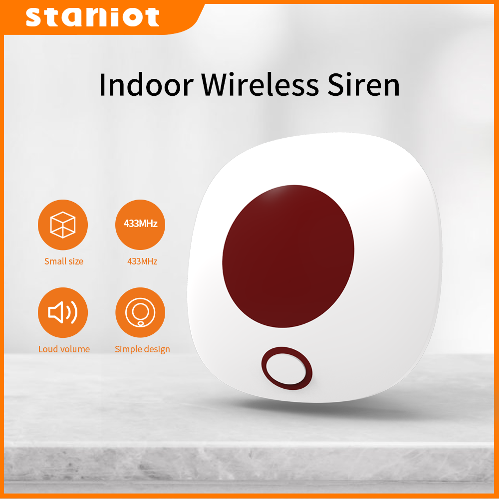 Sim Gsm Alarm - Staniot kryty bezprzewodowy syrena 433Mhz włamywacz