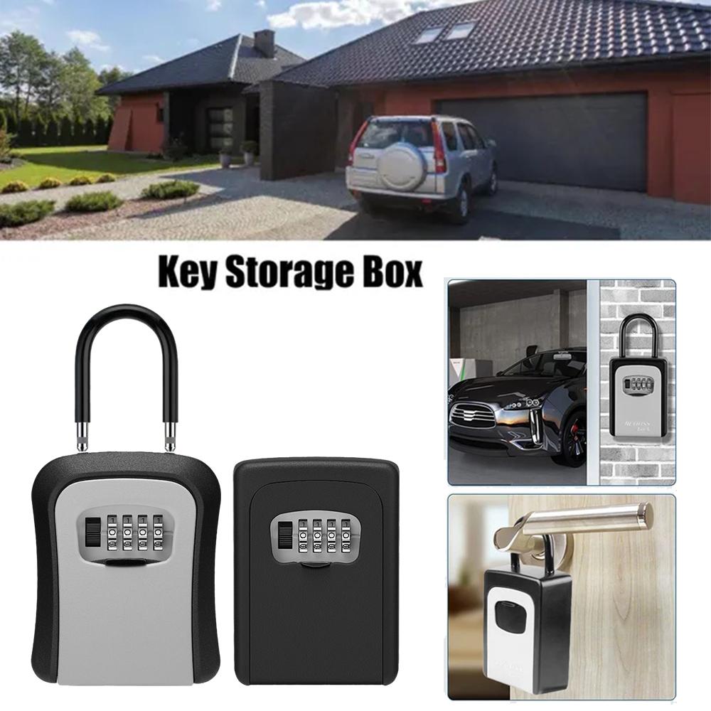 Home Security Key - Naścienny schowek na klucze Przenośny zamek