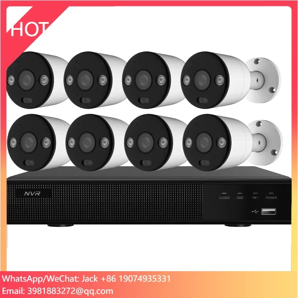 Home Security And Camera Systems - 8-kanałowy system kamer bezpieczeństwa 4K PoE,