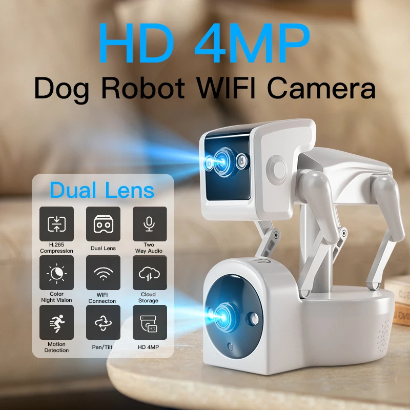 Home Security Robot Dog - Kamera Robot Pies 1080P 5G z