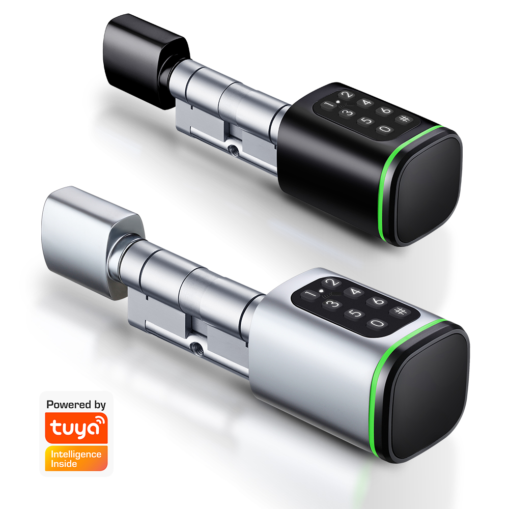 Home Security Key - Inteligentny zamek cylindryczny Tuya 60-90mm Elektryczny