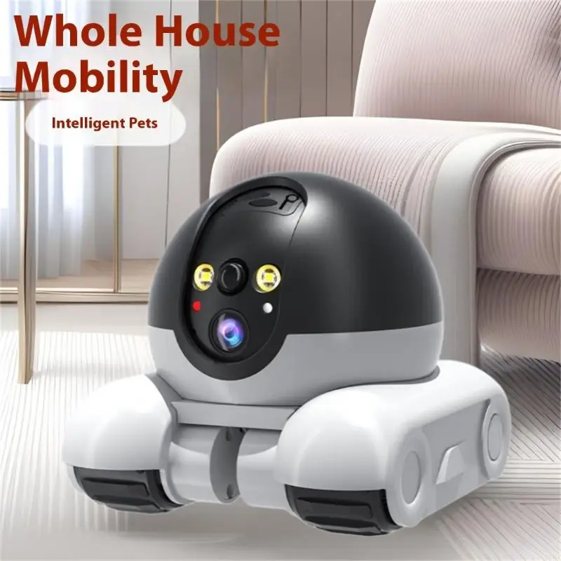 Home Security Robot Dog - 360 stopni obrotowa kamera dla zwierząt