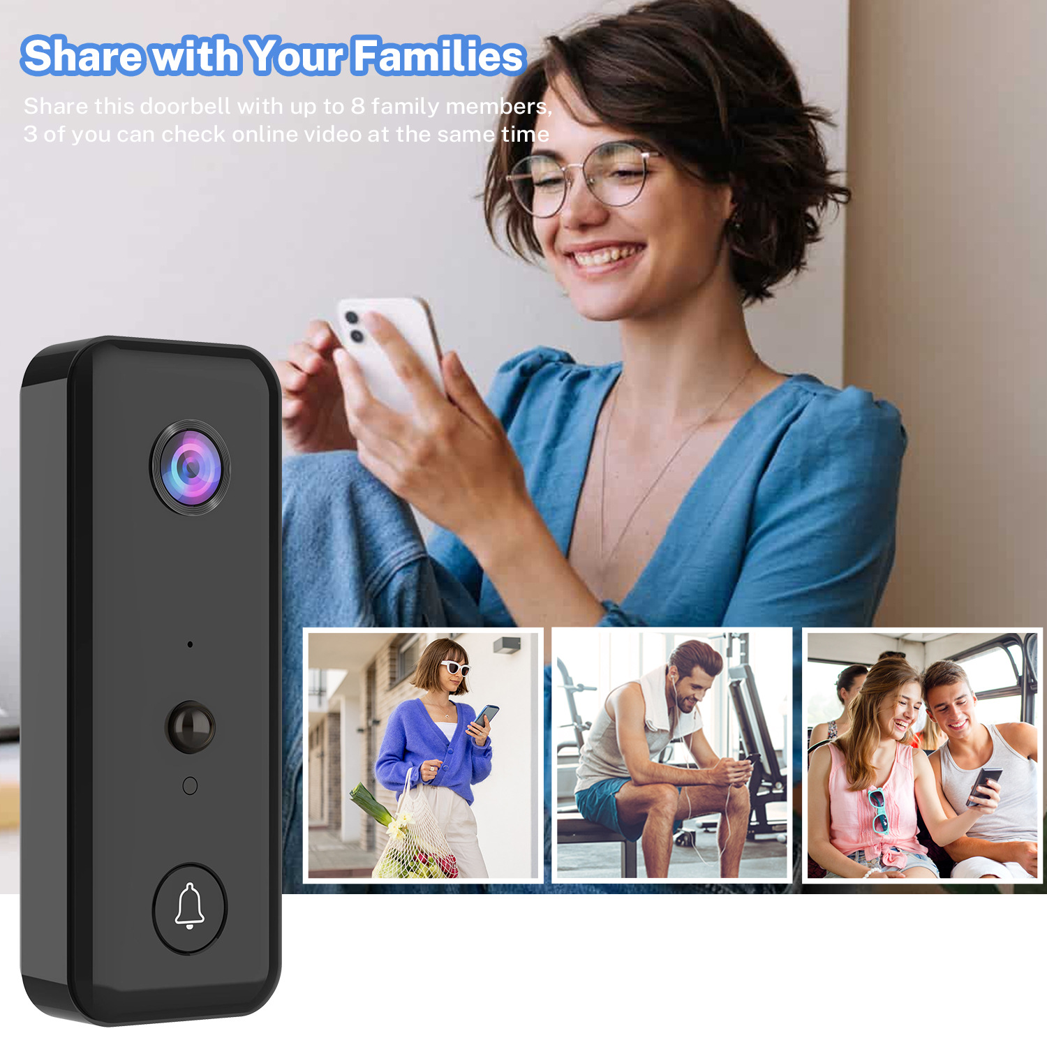 Wideodomofon IP 720P Aiwit z a – Peephole Camera Viewer recenzja i cena