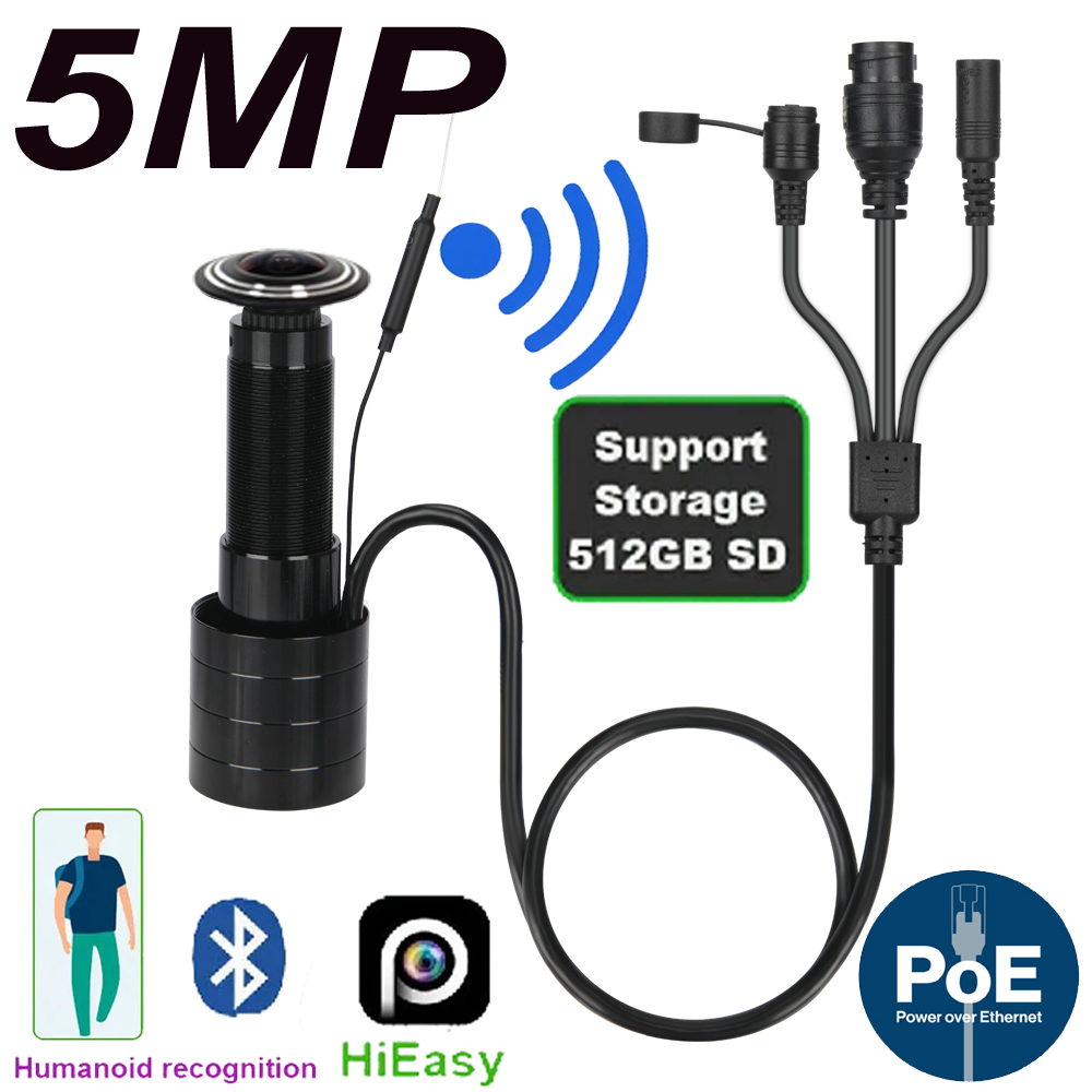 Kamera IP POE do drzwi 5MP Min – Home Security Video Cameras recenzja i cena
