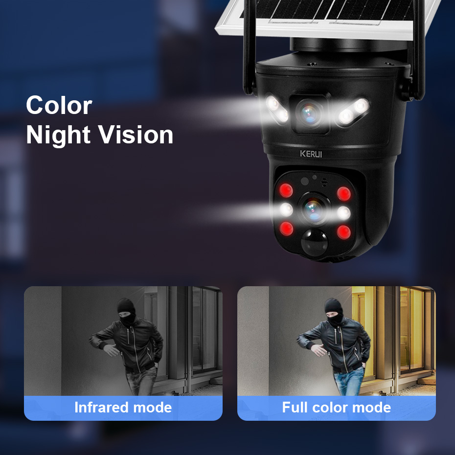 KERUI 6MP 4G SIM WiFi Kamera S – Home Security Video Cameras recenzja i cena