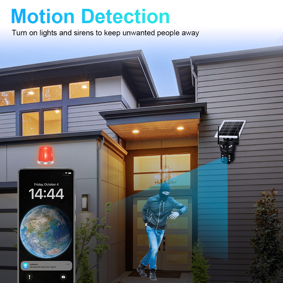 KERUI 6MP 4G SIM WiFi Kamera S – Home Security Video Cameras recenzja i cena