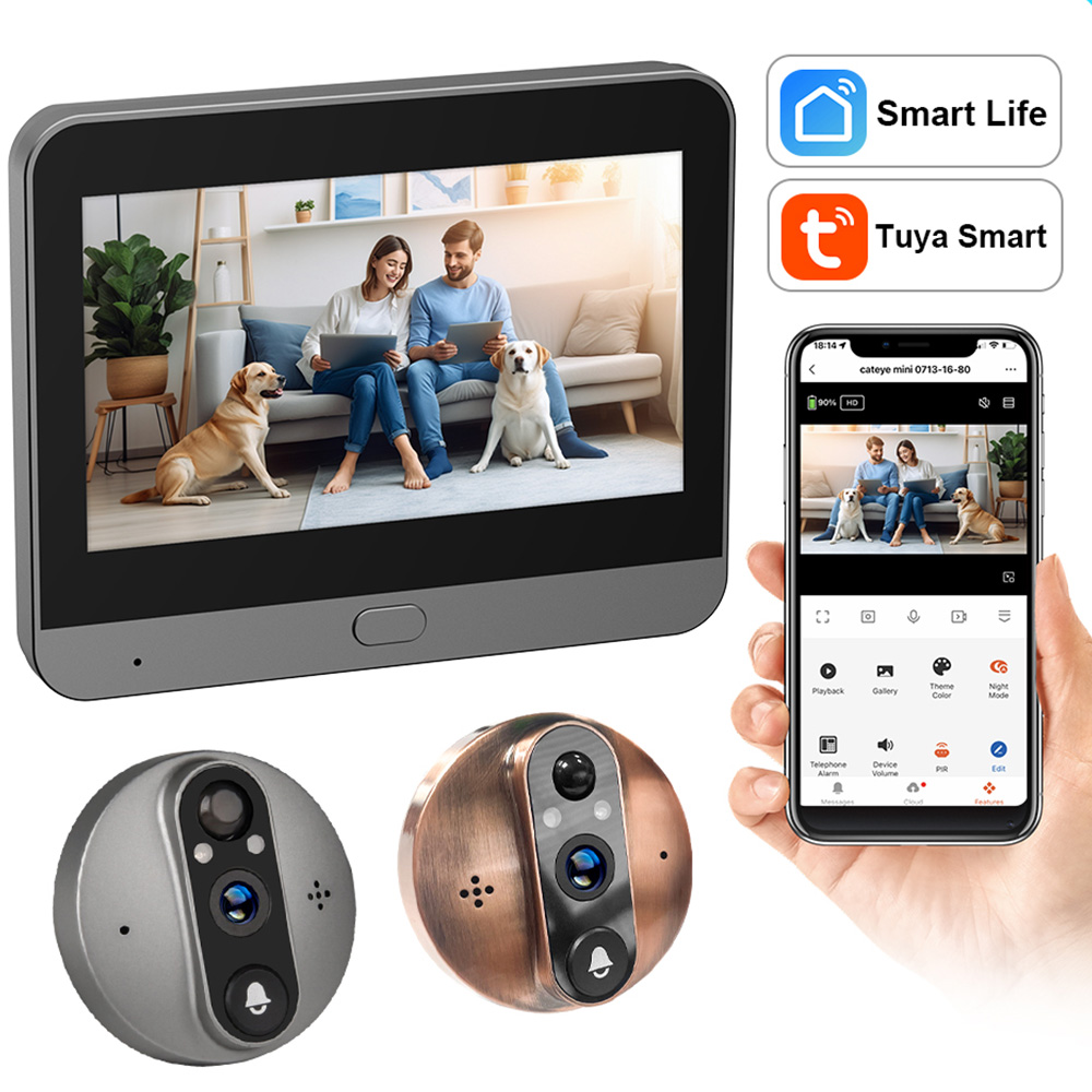 3MP Smart Life Tuya 1080P WiFi – Peephole Camera Viewer recenzja i cena