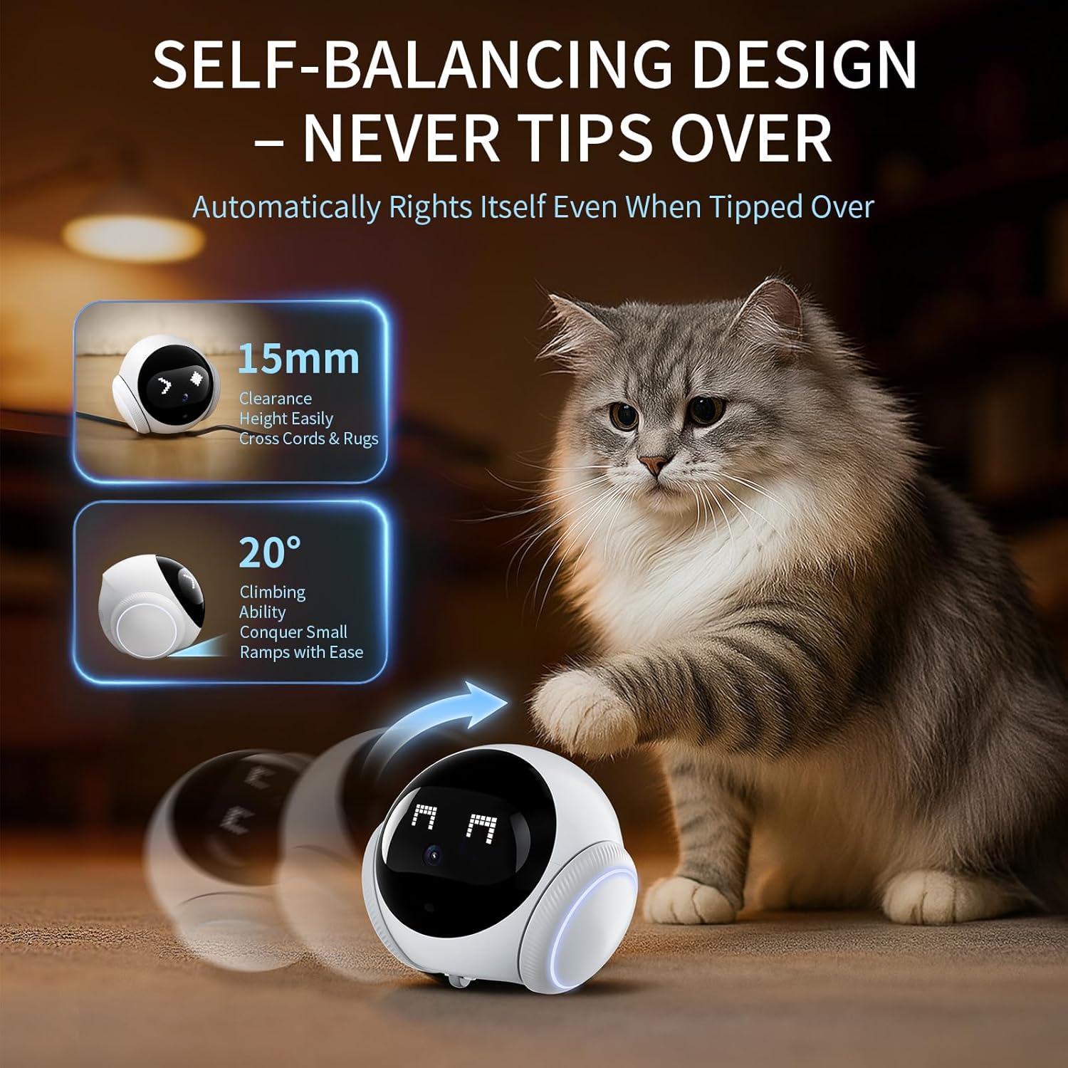 Kamera dla zwierząt 1080P HD z – Home Security Robot Dog recenzja i cena