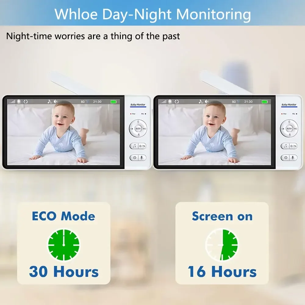 7-calowy ekran monitora wideo  – Home Security Cameras Uk recenzja i cena