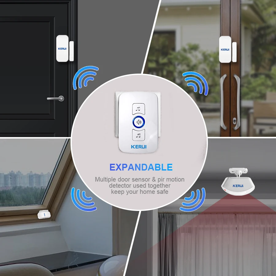 KERUI Bezprzewodowy Dzwonek do – Home Security Ring recenzja i cena
