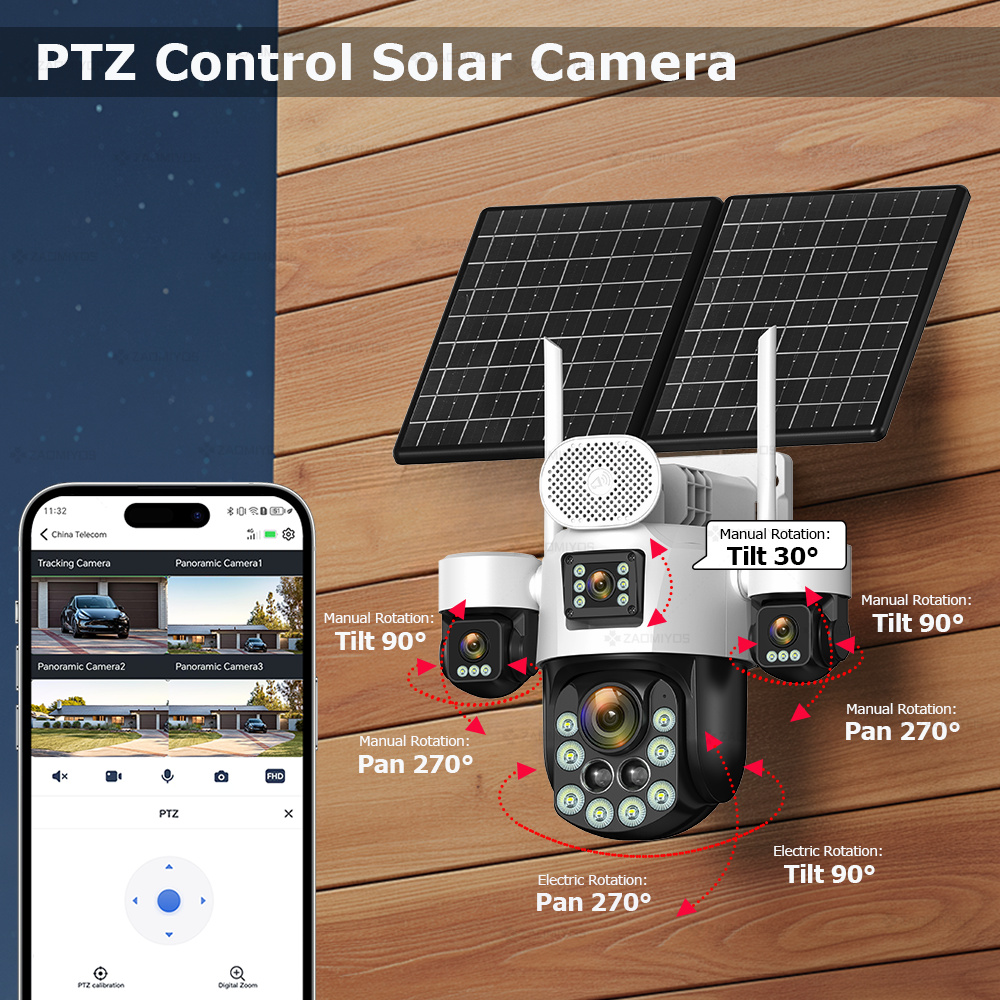 4-objektowowa kamera zewnętrzn – Home Security Video Cameras recenzja i cena