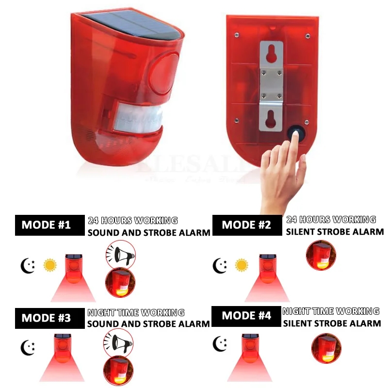Wodoodporna, solarna lampa ala – Sim Gsm Alarm recenzja i cena