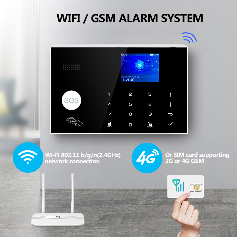 System alarmowy KERUI 4G z dzw – Home Security Ring System recenzja i cena