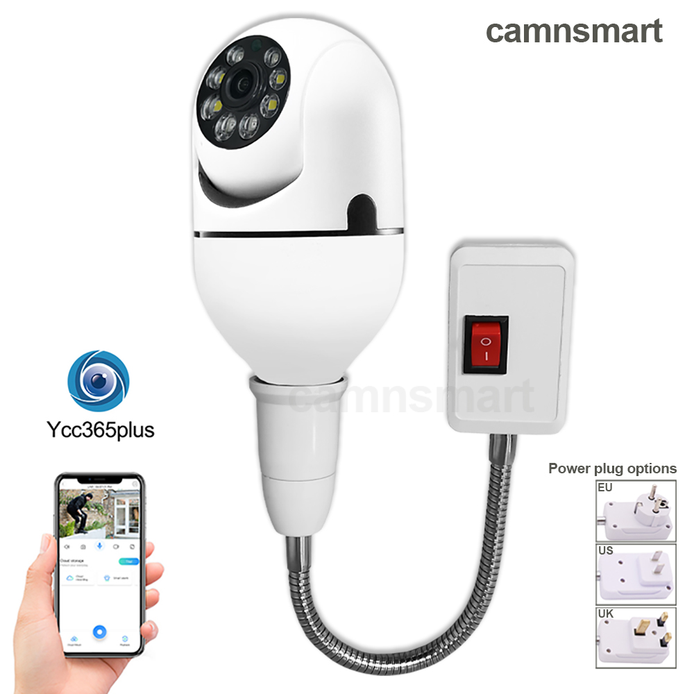 3MP Mini kamera Wifi E27 żarów – Home Security Cameras Uk recenzja i cena