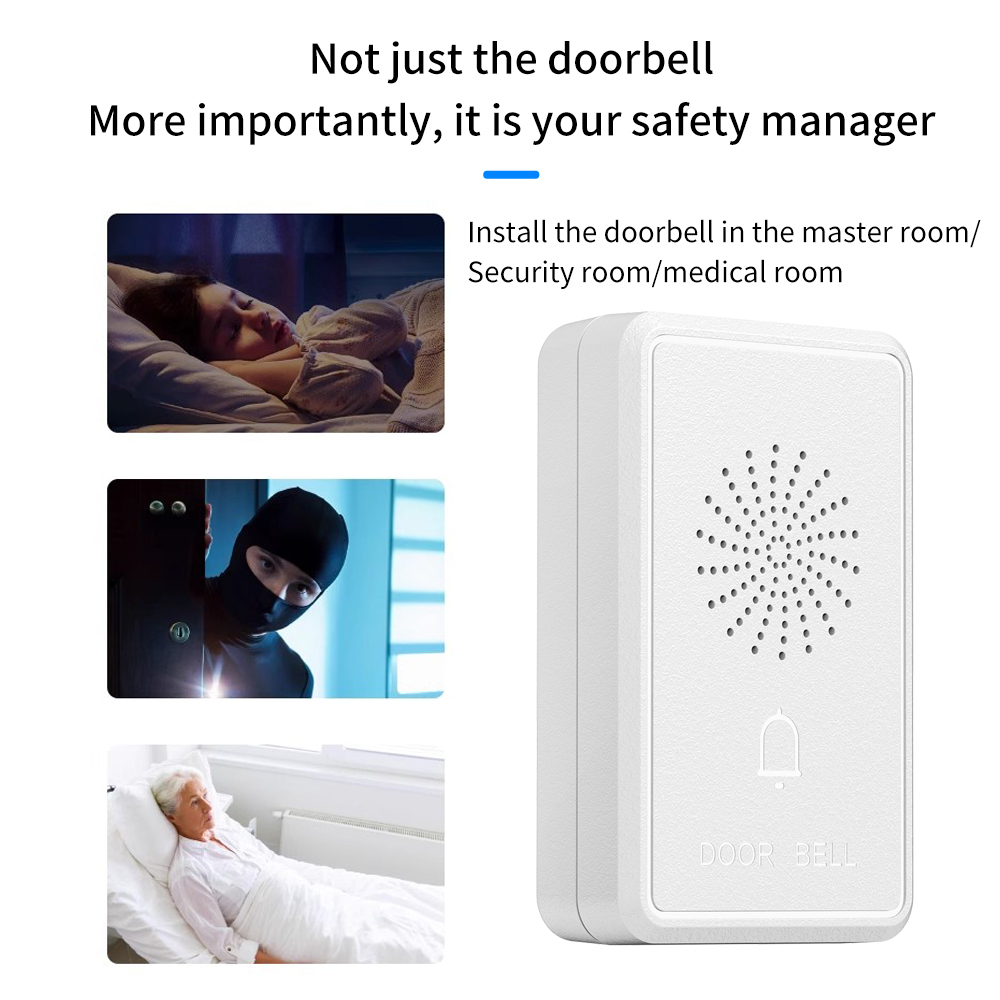 Dzwonek do drzwi przewodowy 4- – Home Security Ring System recenzja i cena