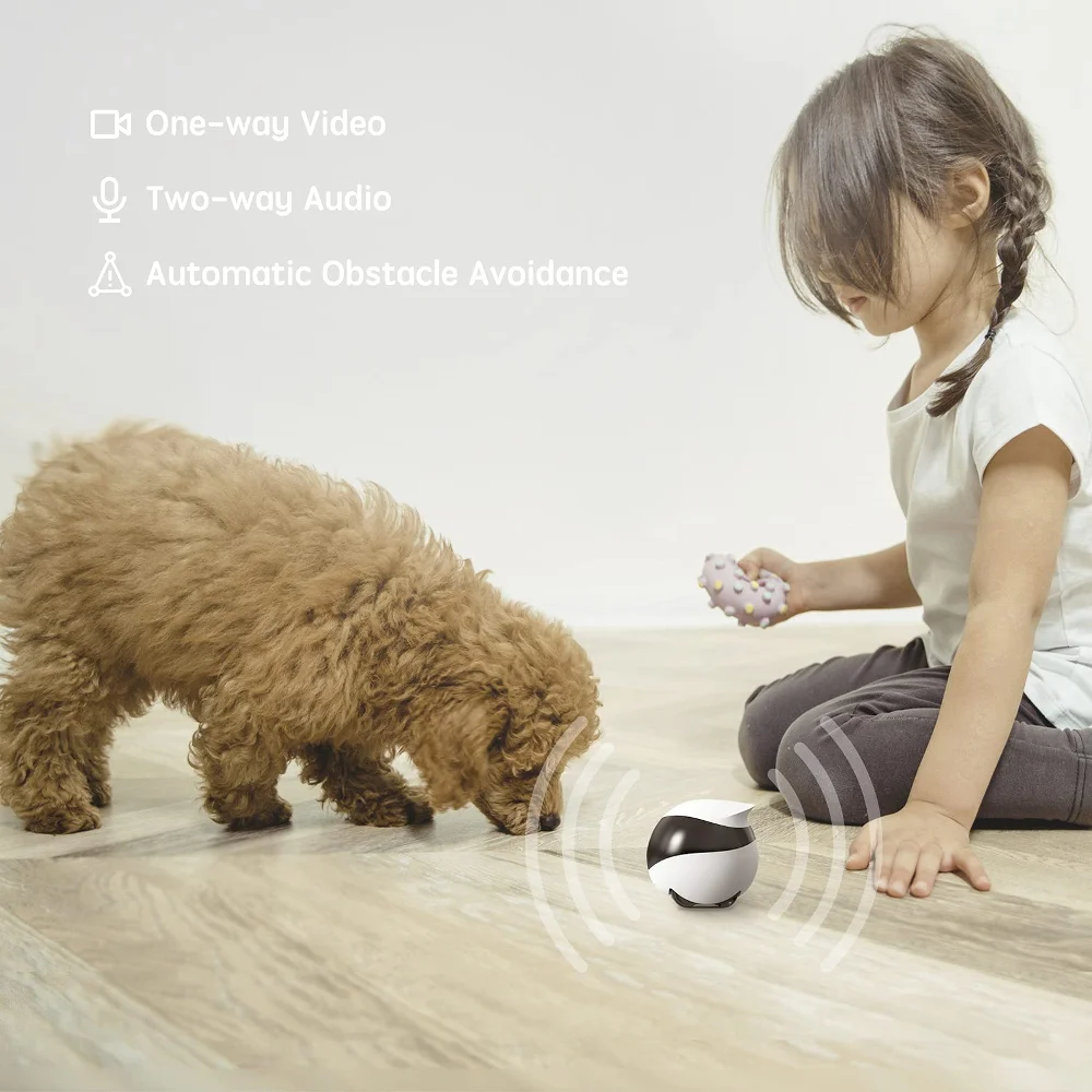 Robot z kamerą SE dla psa kota – Home Security Robot Dog recenzja i cena
