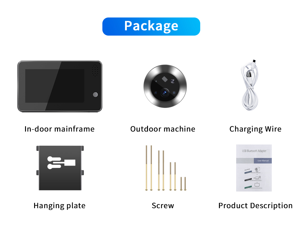 4,3-calowy inteligentny dzwone – Home Security Video Cameras recenzja i cena