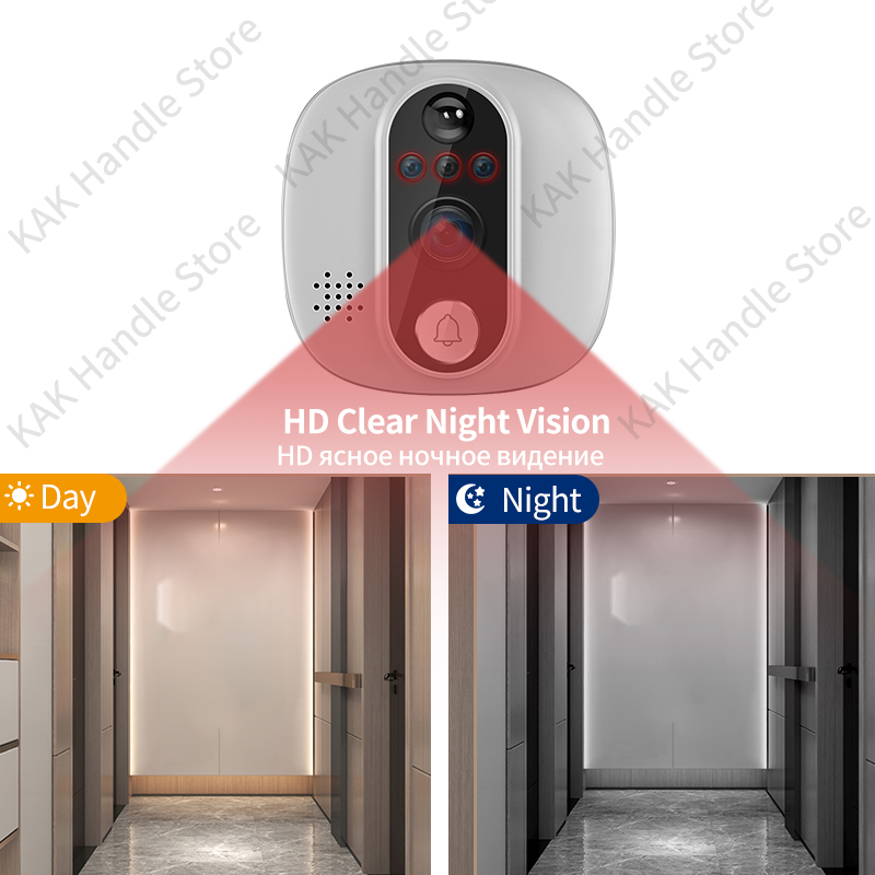 KAK Wifi Inteligentny Dzwonek  – Peephole Camera Viewer recenzja i cena