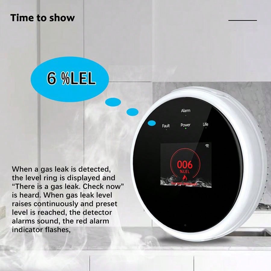 Czujnik gazu 2.4G WiFi, detekt – Home Security Upgrades recenzja i cena