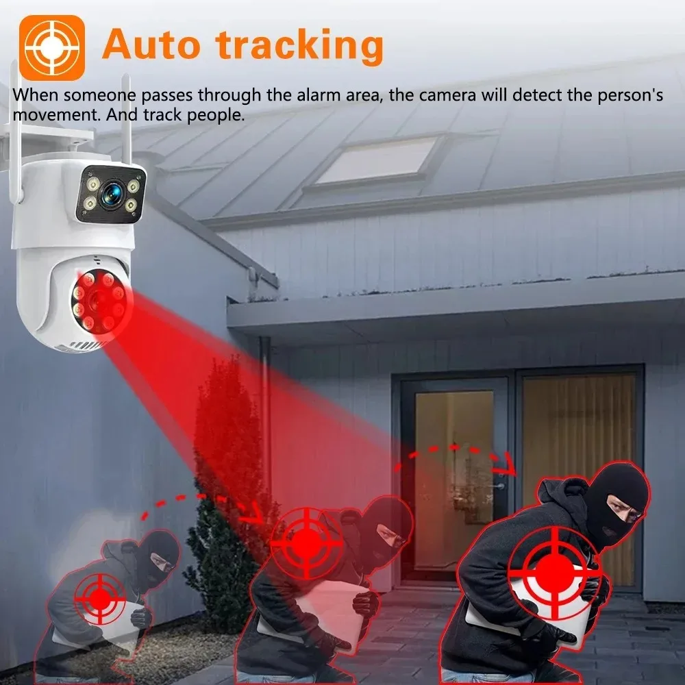 Kamera PTZ z podwójnym obiekty – Home Security And Camera Systems recenzja i cena