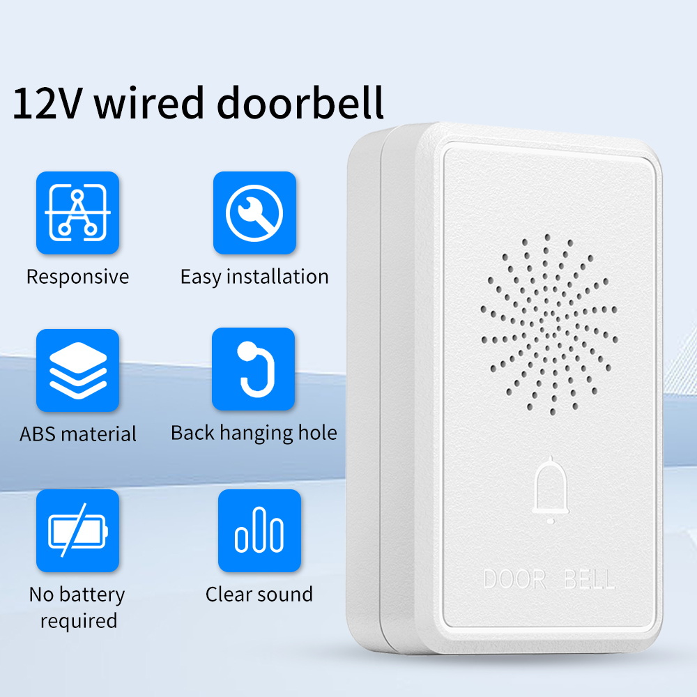 Dzwonek do drzwi przewodowy 4- – Home Security Ring System recenzja i cena