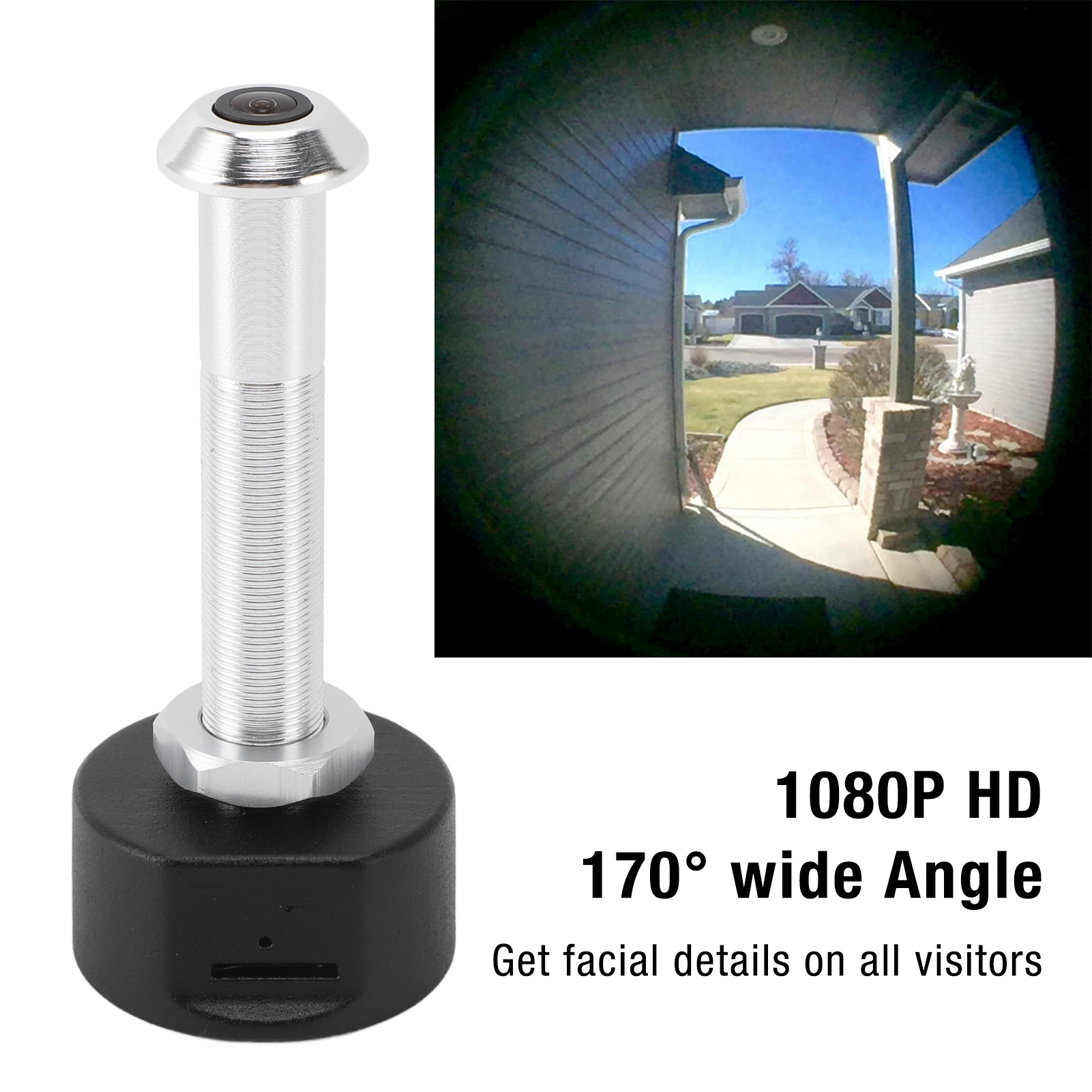 Cyfrowy wizjer do drzwi 1080P  – Peephole Camera Viewer recenzja i cena