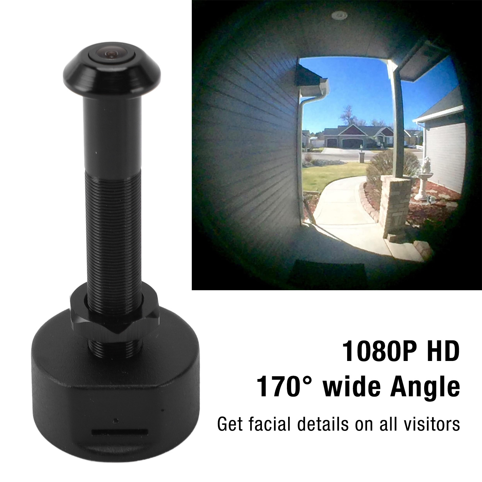 Cyfrowy wizjer do drzwi 1080P  – Peephole Camera Viewer recenzja i cena