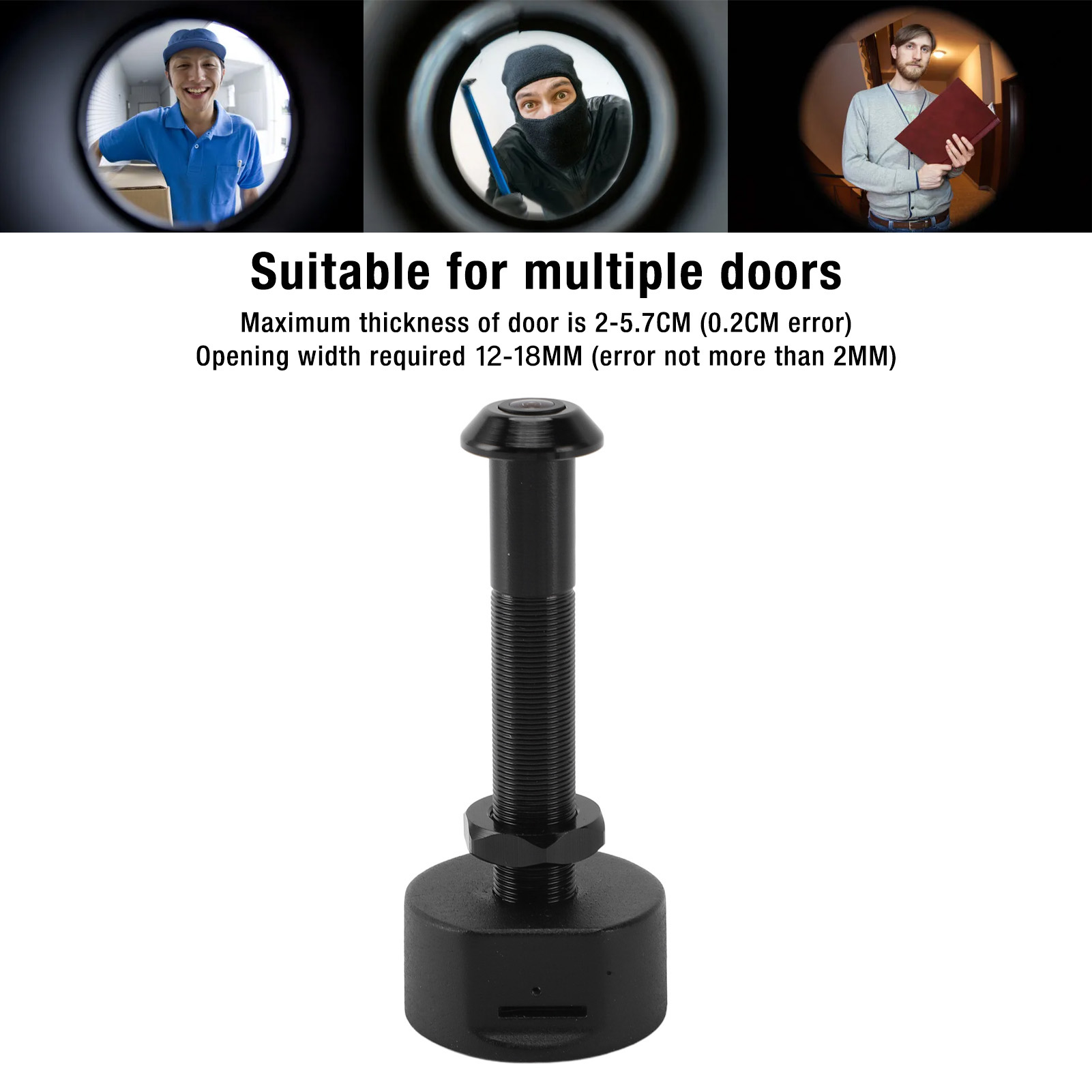 Cyfrowy wizjer do drzwi 1080P  – Peephole Camera Viewer recenzja i cena