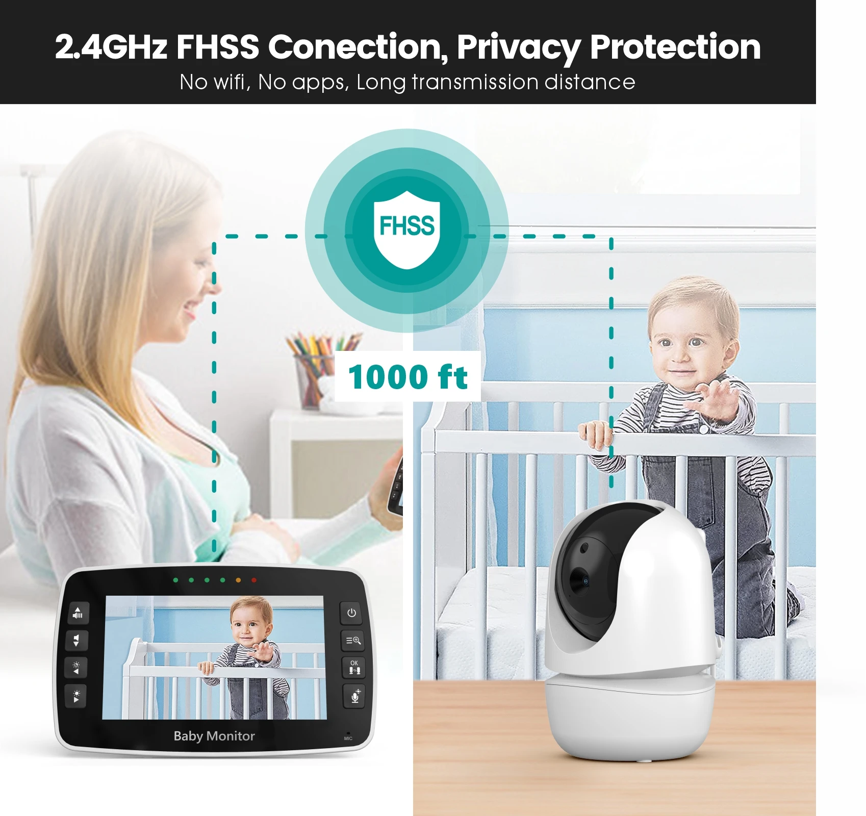 SM43A niania elektroniczna bab – Home Security Cameras Uk recenzja i cena