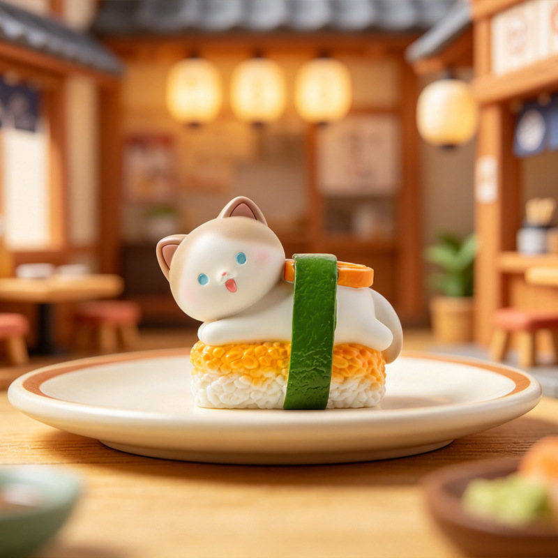 Figurka Sushi Cat Blind Box, k – Home Security Items recenzja i cena