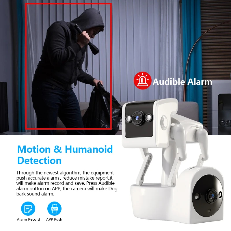 Kamera Robot Pies 1080P 5G z P – Home Security Robot Dog recenzja i cena