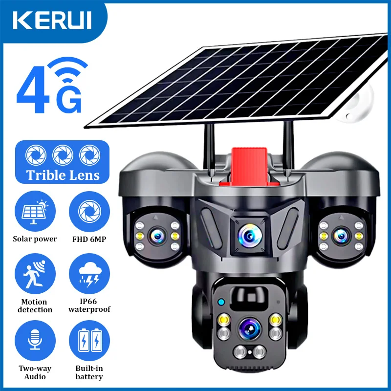 KERUI Zewnętrzna Kamera PTZ 6M – Home Security Video Cameras recenzja i cena