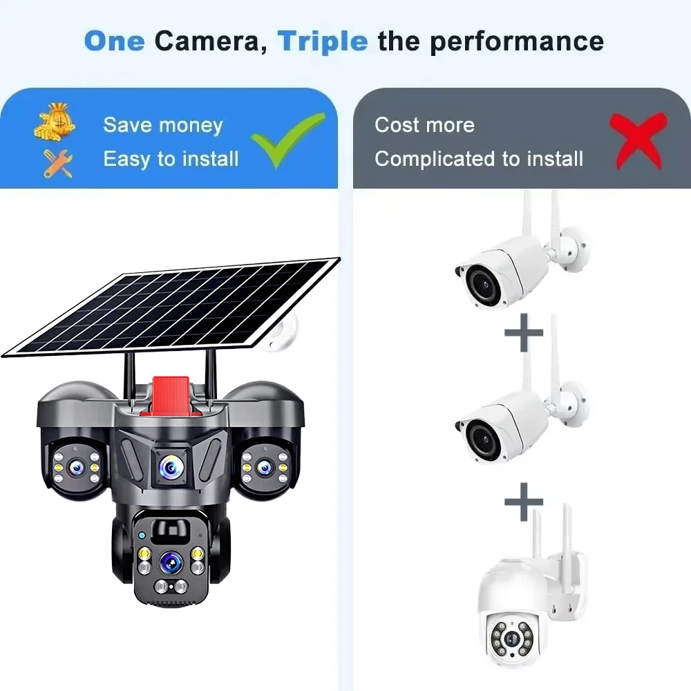 KERUI Zewnętrzna Kamera PTZ 6M – Home Security Video Cameras recenzja i cena