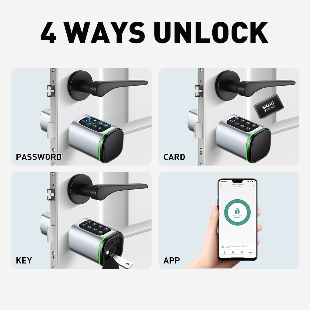 Inteligentny zamek cylindryczn – Home Security Key recenzja i cena