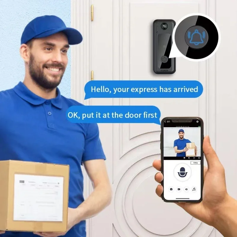 Bezprzewodowe dzwonki do drzwi – Home Security Ring Camera recenzja i cena