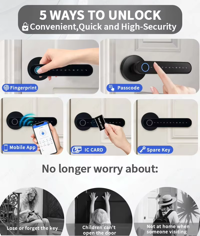 Inteligentny cyfrowy zamek do  – Home Security Key recenzja i cena